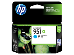 HP 951XL High Yield Cyan Original Ink Cartridge (CN046AA)