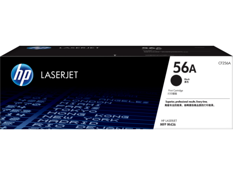 HP 56A Black Original LaserJet Toner Cartridge (CF256A)
