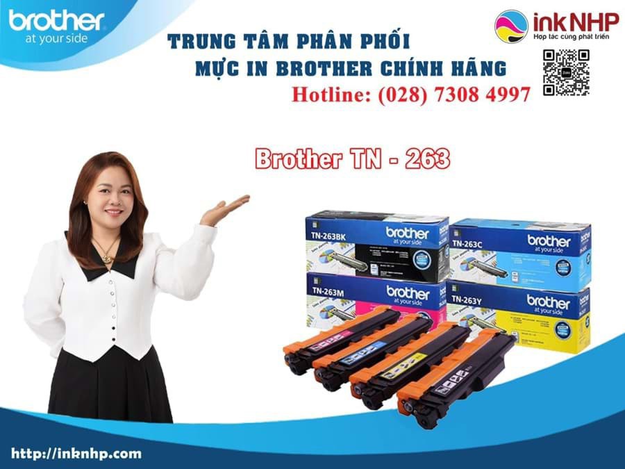 Địa chỉ bán mực TN 263 cho máy in Brother HL-L3210CW tại Phường Hiệp Bình, TP.HCM Địa chỉ bán mực TN 263 cho máy in Brother HL-L3210CW tại Phường Hiệp Bình, TP.HCM